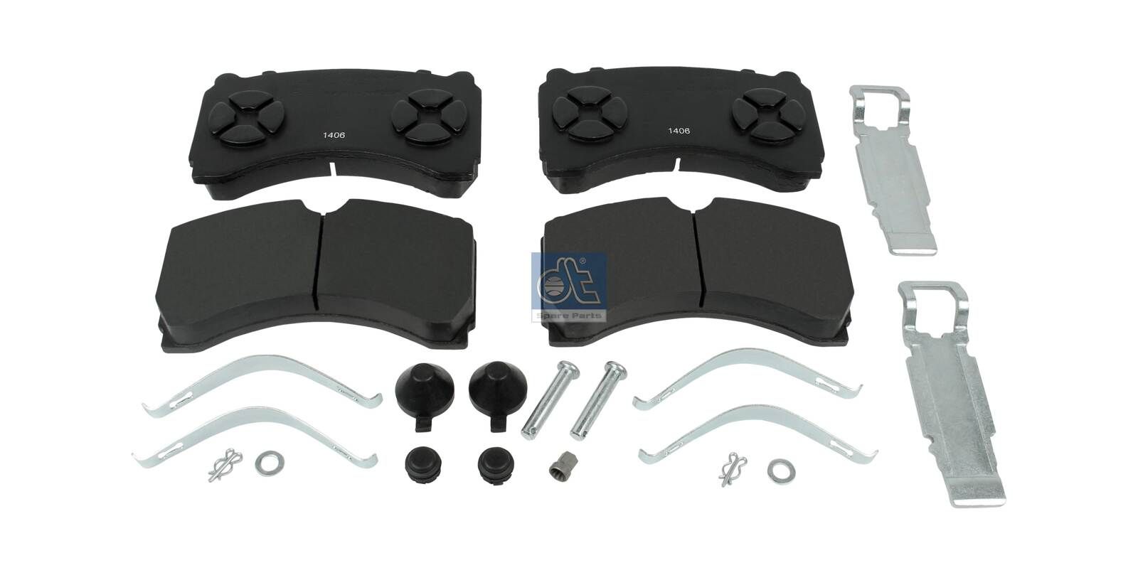 set placute frana,frana disc DT Spare Parts 4.90937