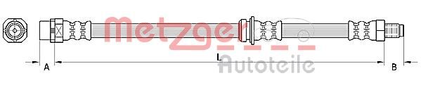 Furtun frana METZGER 4110946