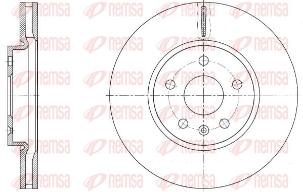 Tarcza hamulcowa KAWE 61642 10
