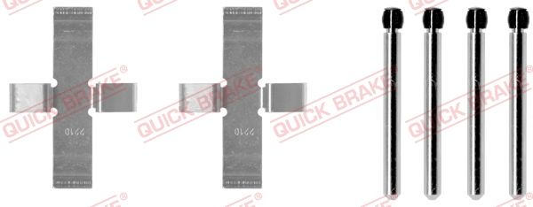 Sada příslušenství, obložení kotoučové brzdy QUICK BRAKE 109-0902