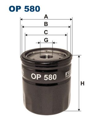 Olejový filtr FILTRON OP 580