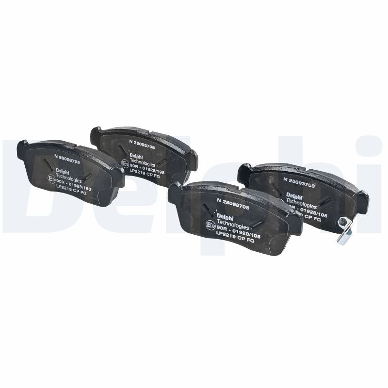 set placute frana,frana disc DELPHI LP2219