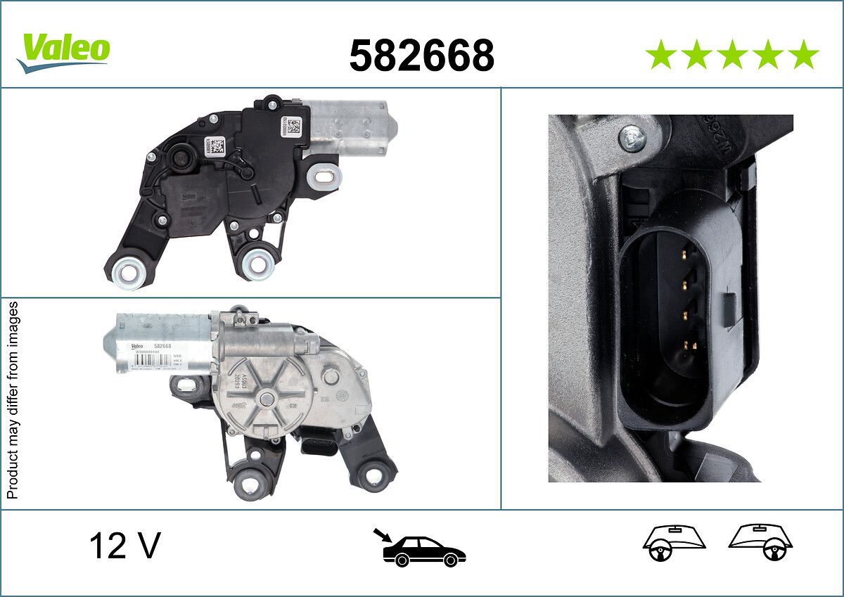 motor stergator VALEO ORIGINAL PART 582668