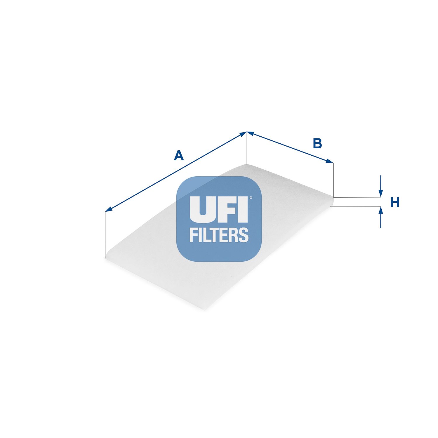 Filtr, vzduch v interiéru UFI 53.322.00