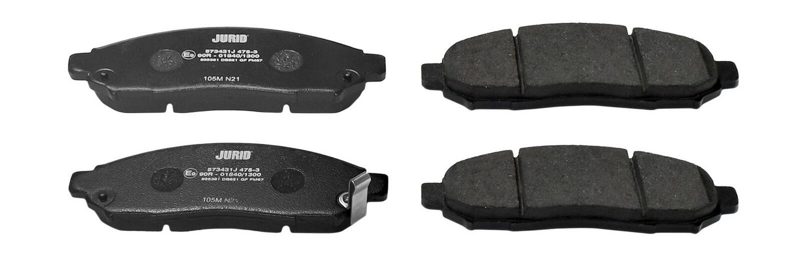 Комплект тормозных колодок, дисковый тормоз