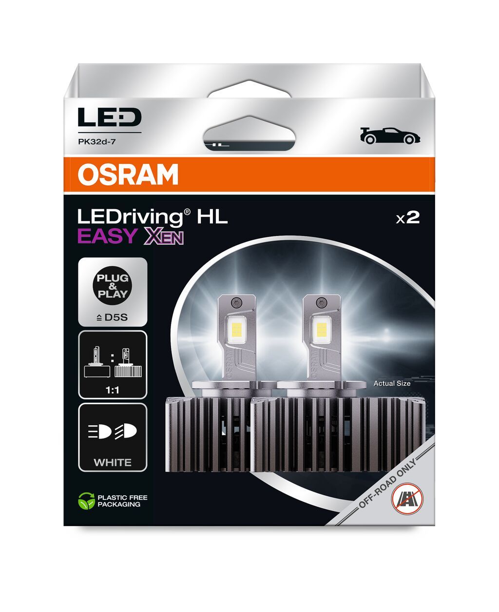 Żarówka, reflektor dalekosiężny AMS-OSRAM 66540DWESY-2HB