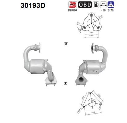 Katalizator AS 30193D