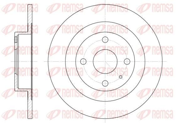 Brzdový kotouč REMSA 6833.00