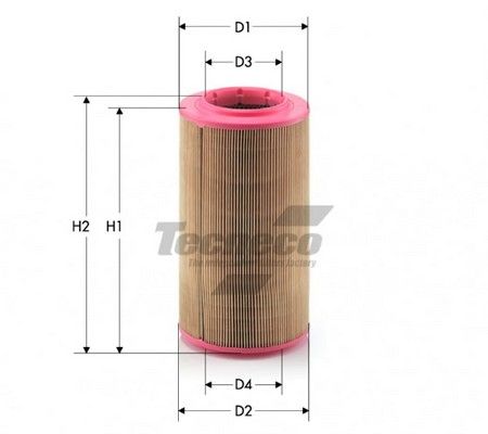 Filtr powietrza TECNECO FILTERS AR13490I