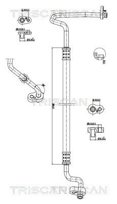 conducta presiune variabila,aer conditionat TRISCAN 9010 29096