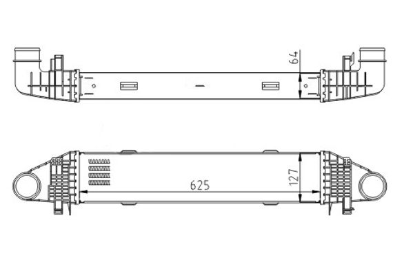 Chladič turba HART 612 536