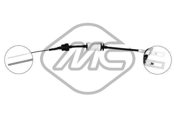 Cięgło, sterowanie sprzęgłem METALCAUCHO 80268