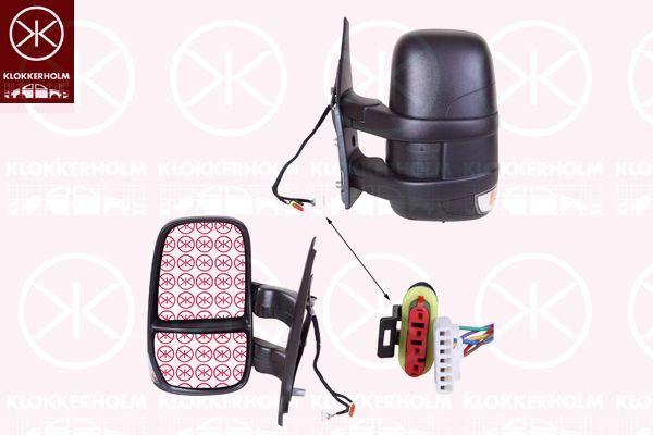 Lusterko zewnętrzne KLOKKERHOLM 30821044