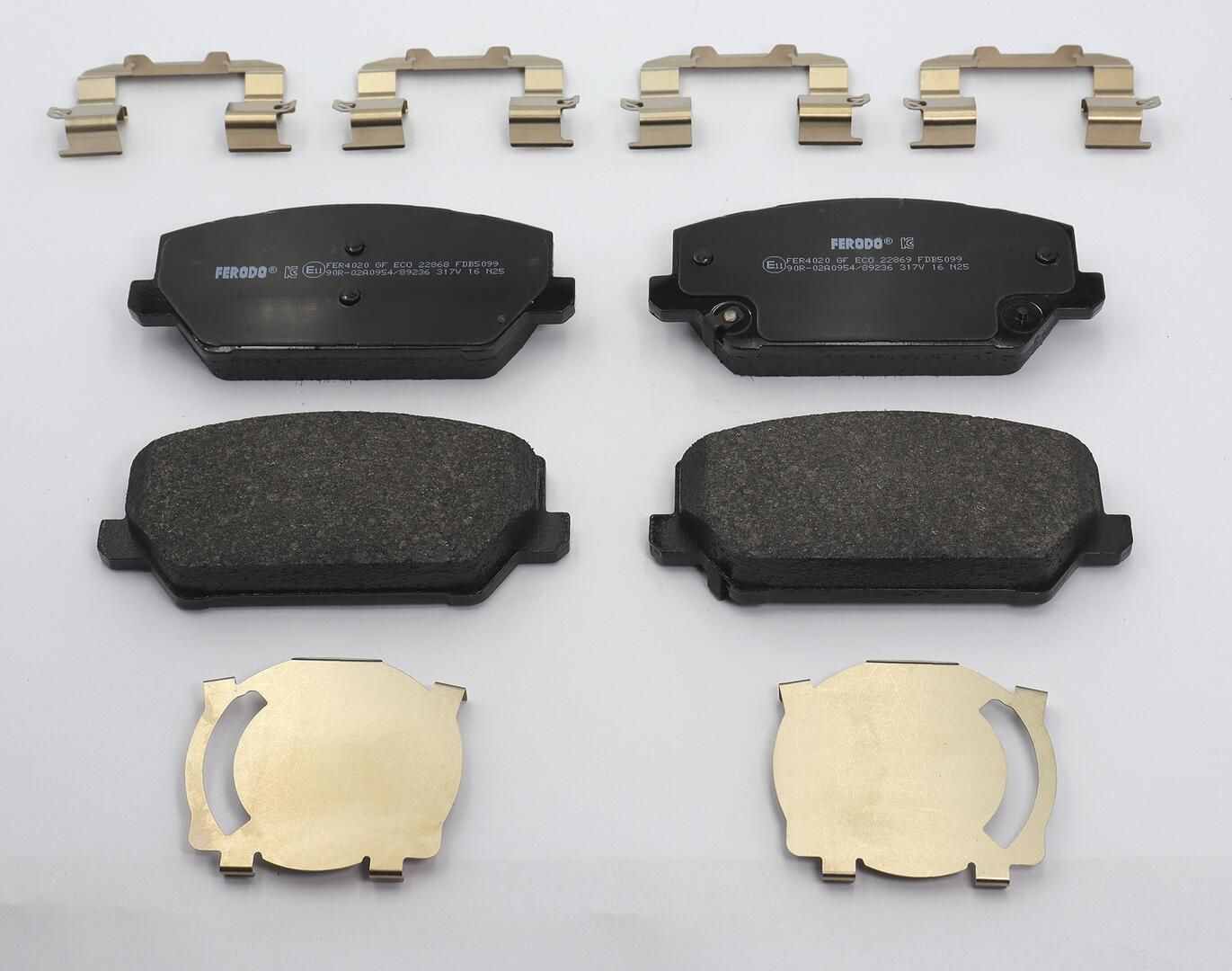set placute frana,frana disc FERODO PREMIER ECO FRICTION FDB5099