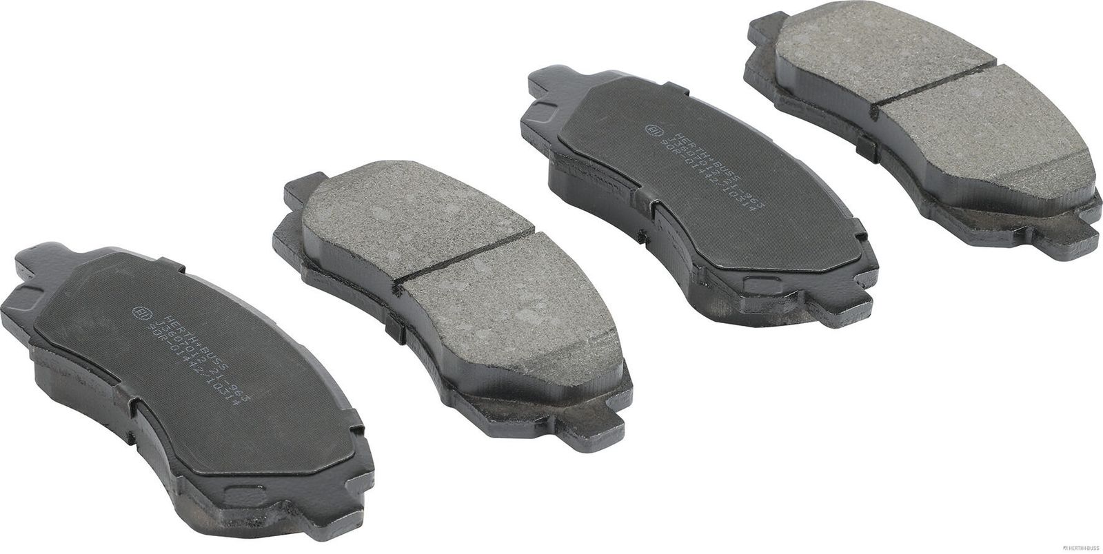 set placute frana,frana disc HERTH+BUSS JAKOPARTS J3607012