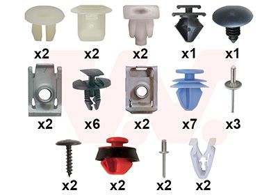 Set montaj, aripa laterala VAN WEZEL 0984796