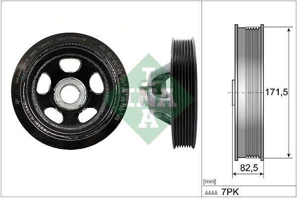 Koło pasowe, wał korbowy SCHAEFFLER INA 544019510