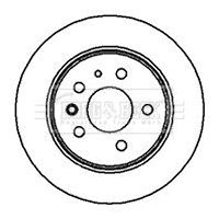 Tarcza hamulcowa BORG & BECK BBD4825