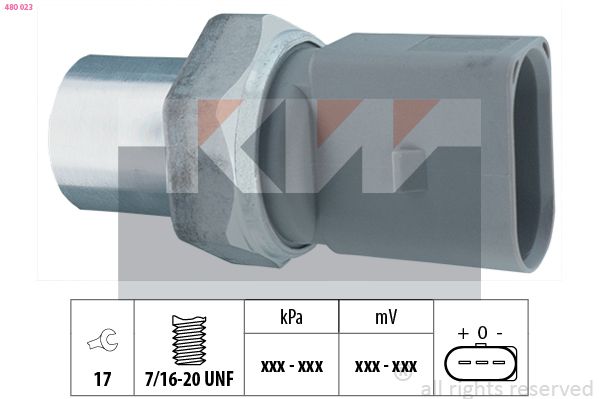 Przełącznik ciśnieniowy, klimatyzacja KW 480023