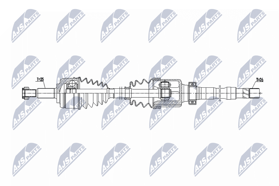 Wał napędowy NTY NPW-RE-216