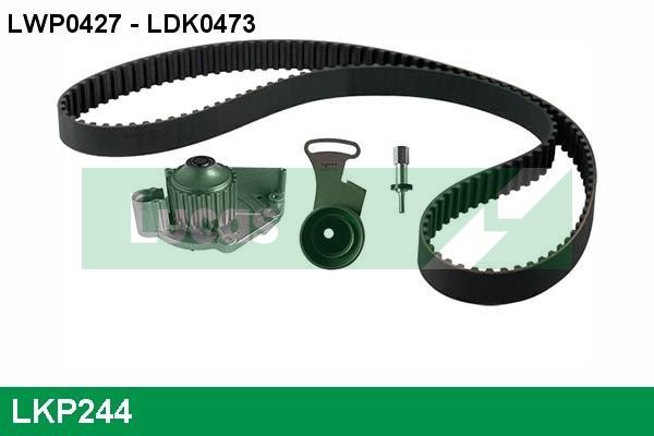 Pompa wodna + zestaw paska rozrządu LUCAS LKP244