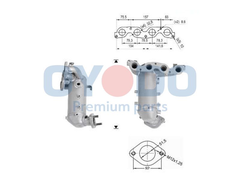 Katalizator OYODO 2851003210
