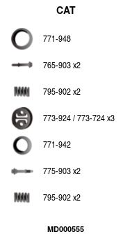 Katalizator FA1 174100J050