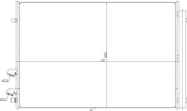 Skraplacz, klimatyzacja HART 645 278