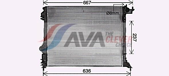 Radiateur, refroidissement du moteur