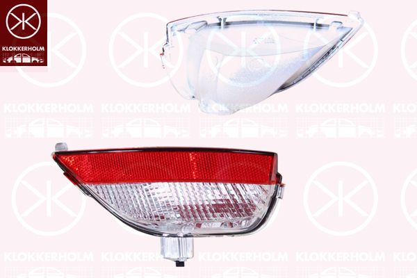 Lampy przeciwmgłowe tylne KLOKKERHOLM 60440782