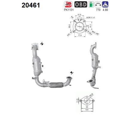 Katalizator AS CV215E211AD
