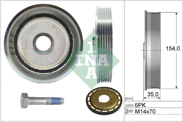 Sada remeníc, kľukový hriadel Schaeffler INA 544 0112 21