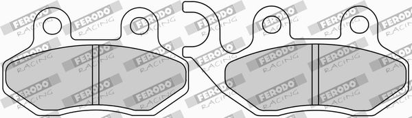Zestaw klocków hamulcowych, hamulce tarczowe FERODO RACING FDB2190AG