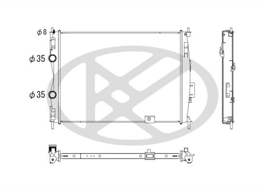 Radiator, racire motor KOYORAD PL022923
