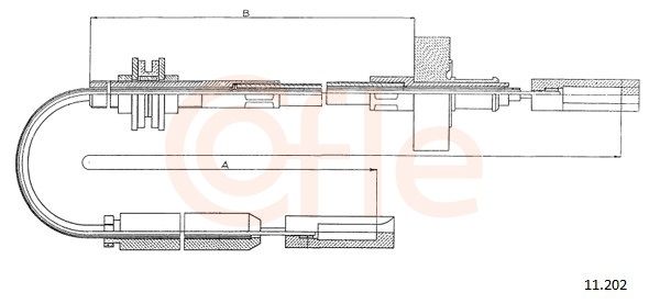 Трос, управление сцеплением