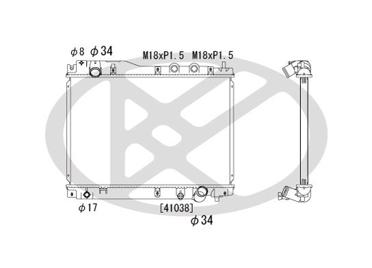 Radiator, racire motor KOYORAD PL081892