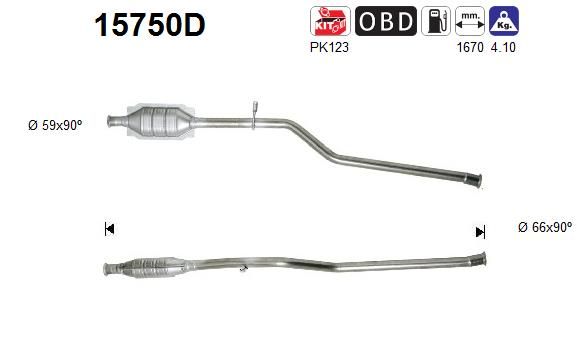 Katalizator AS 15750D