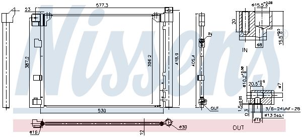 Condensator, climatizare NISSENS ** FIRST FIT ** 940850