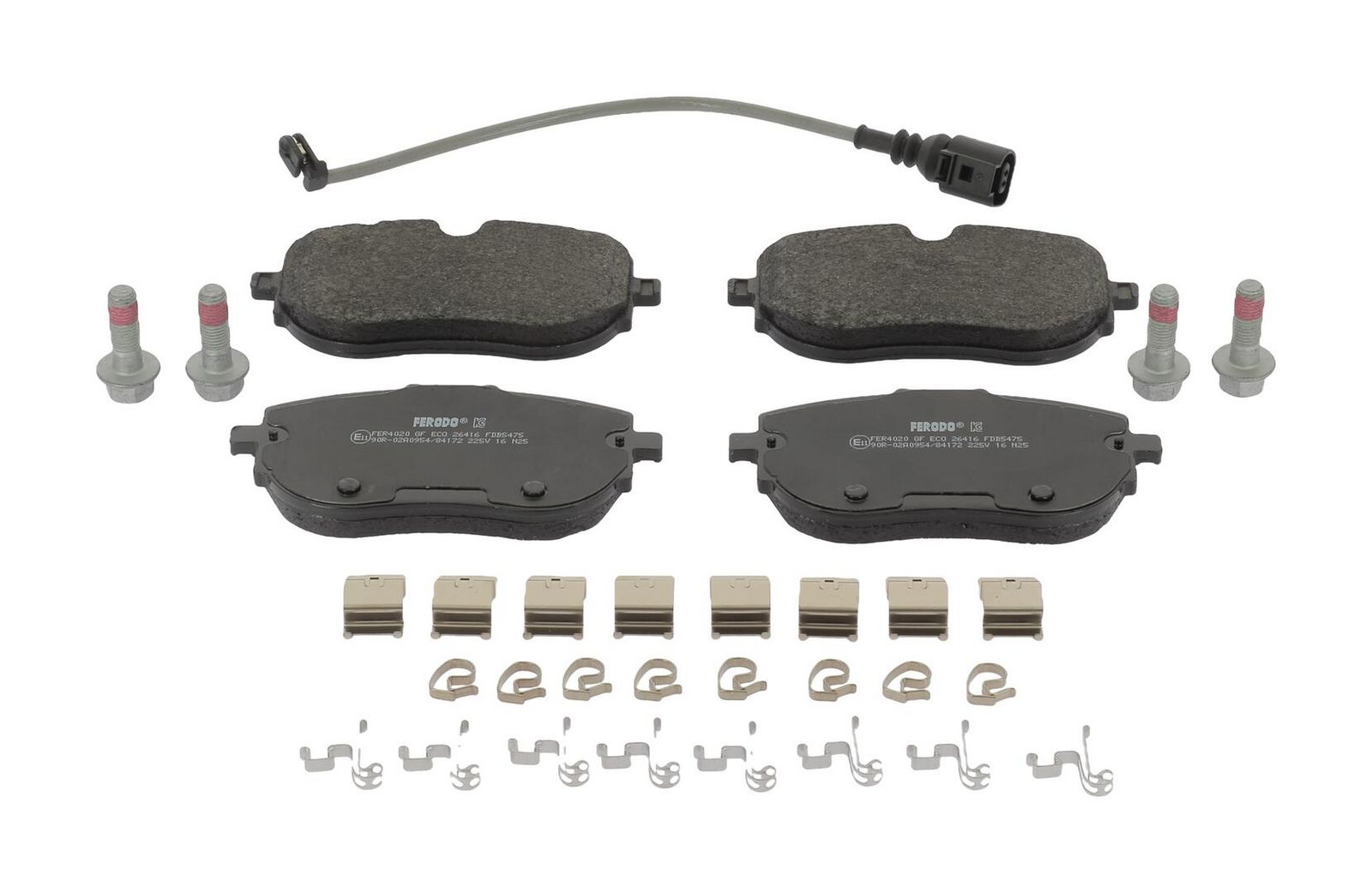 set placute frana,frana disc FERODO PREMIER ECO FRICTION FDB5475