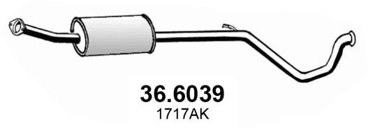 Tłumik środkowy ASSO 36.6039