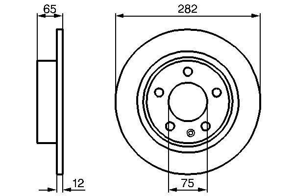 Disc frana BOSCH 0 986 478 891