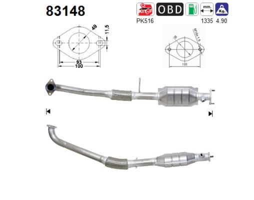 Katalizator AS 83148