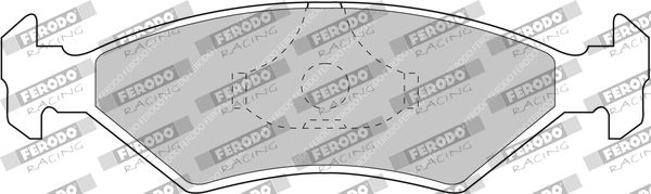 Zestaw klocków hamulcowych, hamulce tarczowe FERODO RACING FCP206H