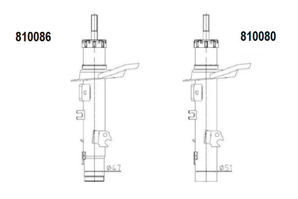 Amortyzator AL-KO 810080
