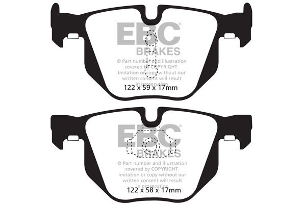set placute frana,frana disc EBC Brakes DP42009R