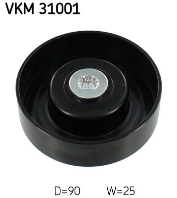 Vratná/vodicí kladka, klínový žebrový řemen SKF VKM 31001