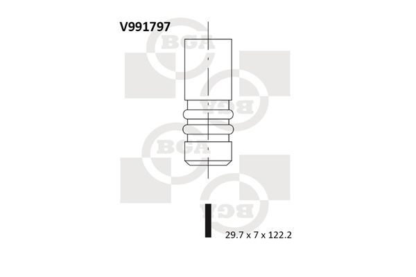 Zawór dolotowy BGA V991797