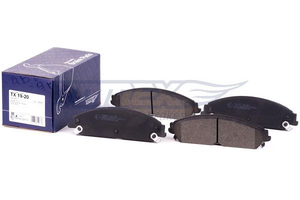 Levně Sada brzdových destiček, kotoučová brzda TOMEX Brakes 19-20