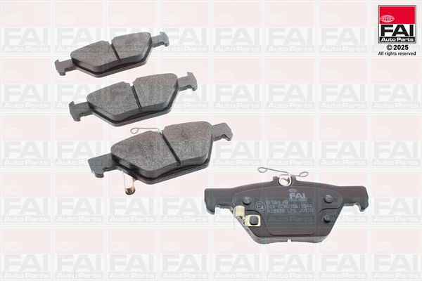 Zestaw klocków hamulcowych, hamulce tarczowe FAI AUTOPARTS BP591