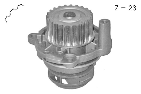 Pompe à eau, refroidissement du moteur